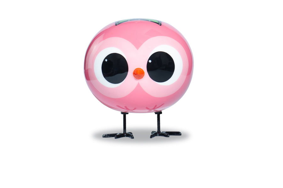 Owl - Pink - Art by Mele