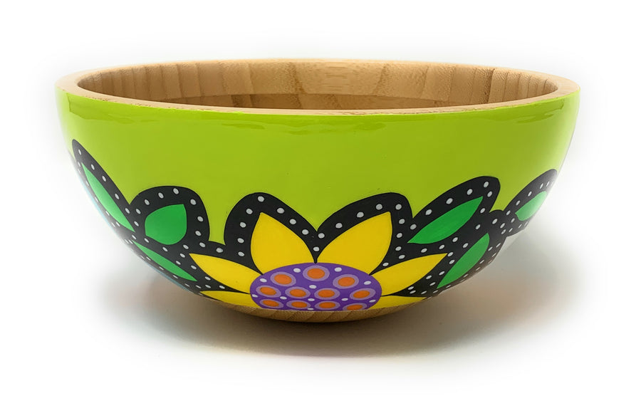 Serving Bowl - Lime Green - Art by Mele