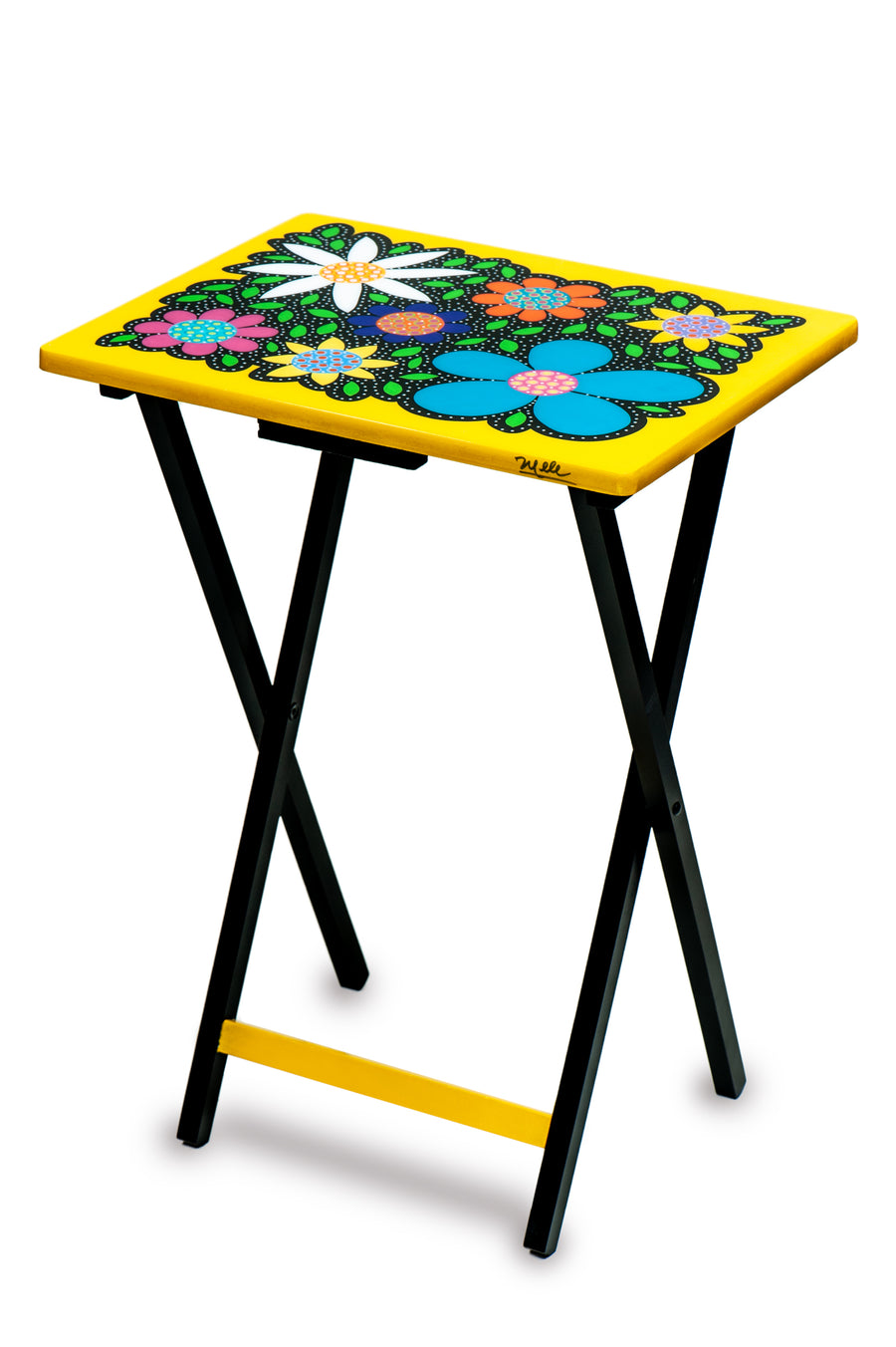 Folding Table - Yellow - Art by Mele